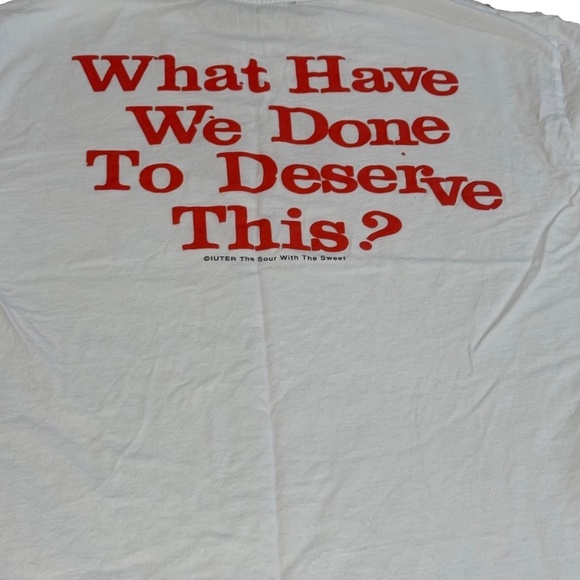 IUTER The Sour with the Sweet Cherries Graphic Print T-Shirt; White; Size Large - Picture 5 of 7